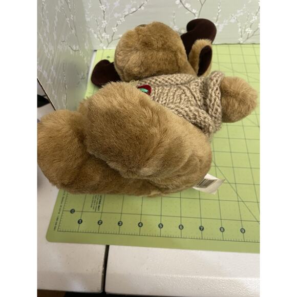 Tb Trading Company Christmas Reindeer Moose Plush Stuffed Animal Crotchet - Picture 6 of 9